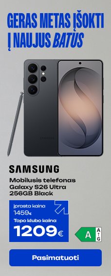 Mobilusis telefonas Samsung Galaxy S26 Ultra 5G 12GB RAM 256GB Black