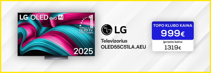 Televizorius LG OLED55C51LA.AEU