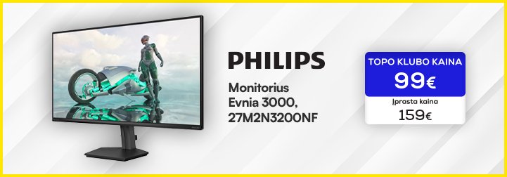Monitorius Philips Evnia 3000, 27M2N3200NF