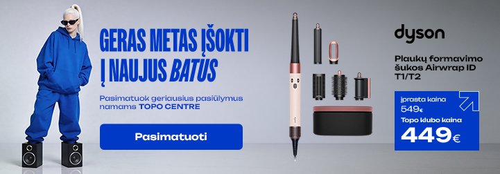 Plaukų formavimo šukos DYSON Airwrap ID T1/T2 Ceramic pink/Rose gold, 601848-01